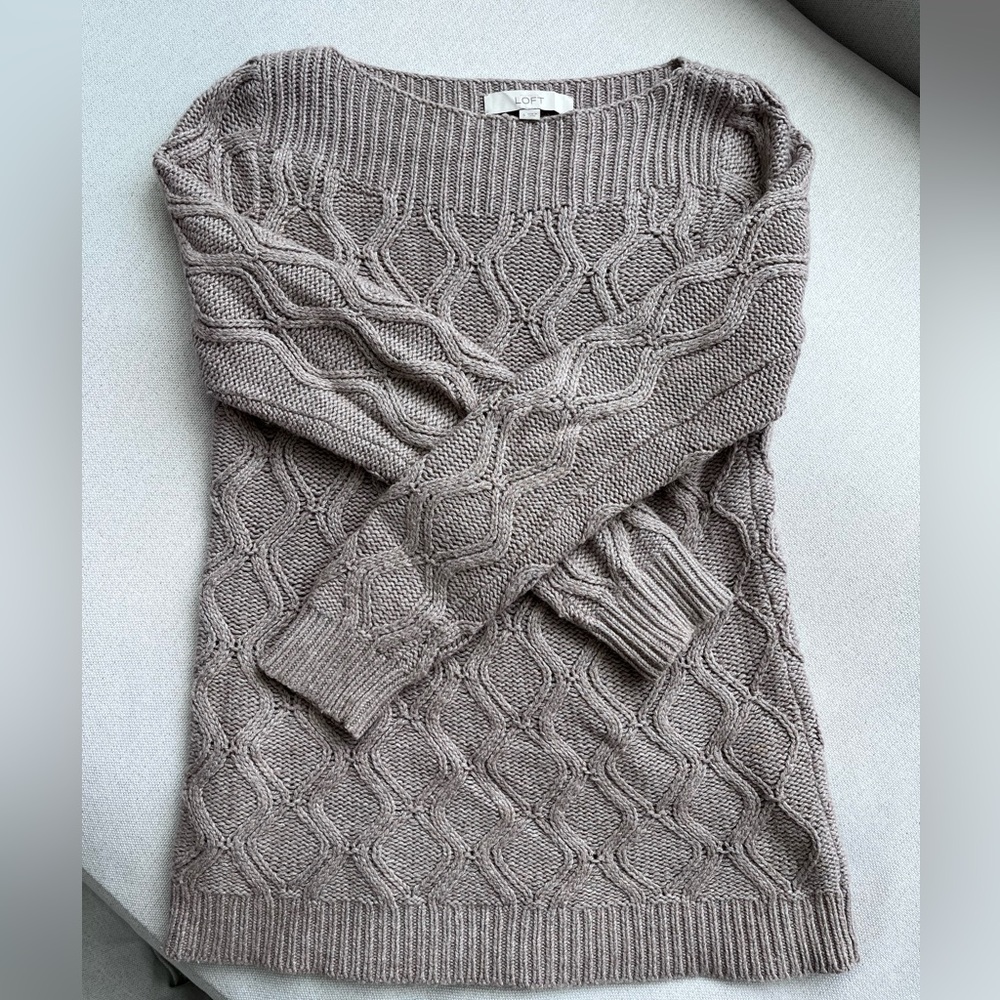 Ann Taylor Loft boatneck sweater